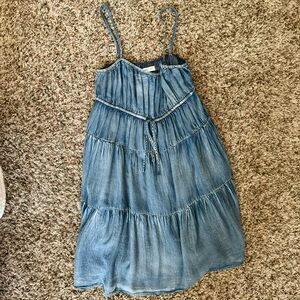Denim mini dress